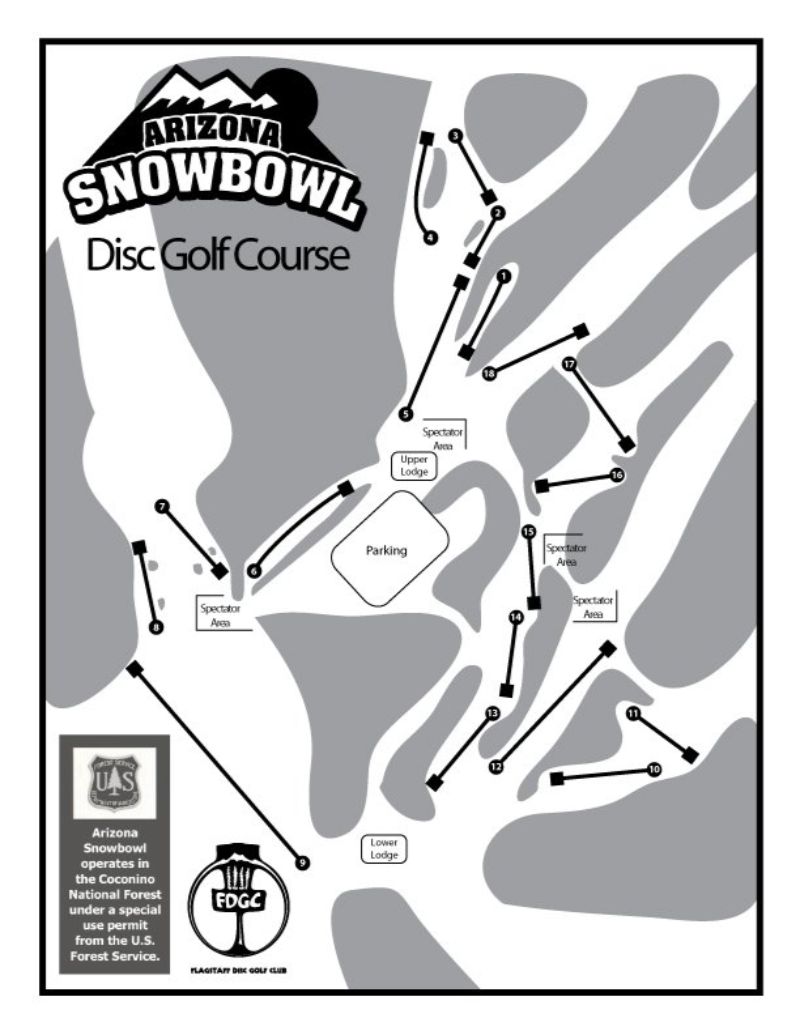 Arizona Snowbowl Disc Golf Course Flagstaff Disc Golf